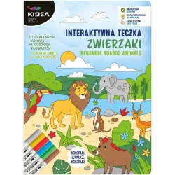 Teczka interaktywna zwierzaki KIDEA - DERFORM