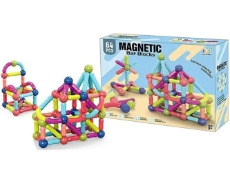 Klocki magnetyczne 3D 64el - ADAR