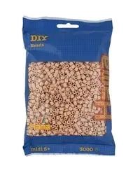 Hama Midi Koraliki w woreczku 3000 beżowe