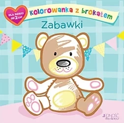 Kolorowanka z brokatem. Zabawki - Ola Makowska