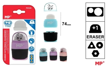 Temperówka z gumką MIX - MP Main Paper