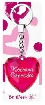 Brelok serce - Kochana Córeczka - Be-Happy Gifts
