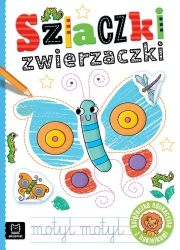 Szlaczki zwierzaczki edukacyjne z naklejkami - Anna Podgórska