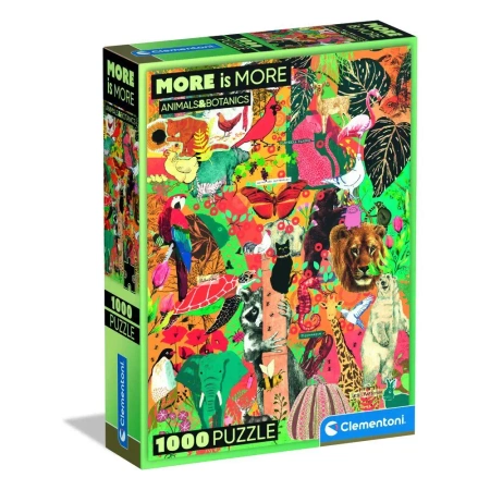 Puzzle 1000 Compact Animals&Botanics - Clementoni
