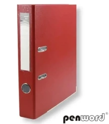 Segregator A4 z okuciem 5cm bordowy - Penword