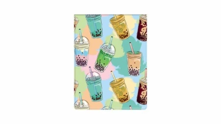 Okładka na dokumenty ucznia pion bubble tea - Biurfol