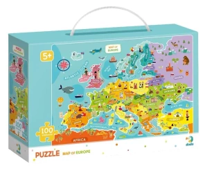 Puzzle 100 Mapa Europy - Dodo
