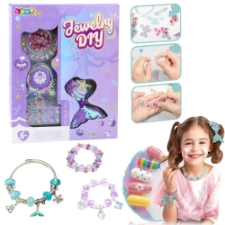 Zestaw piękności biżuteria spinka Syreni ogon 48el - Leantoys