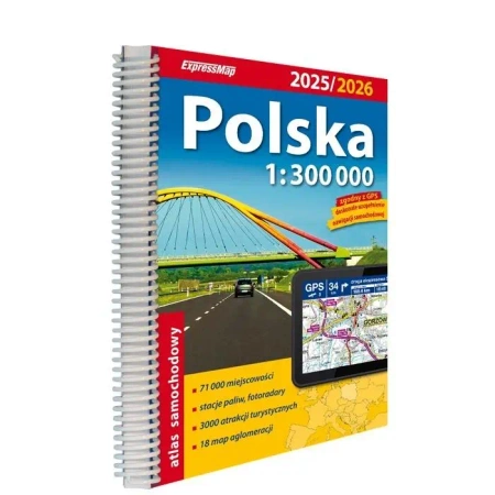 Polska atlas samochodowy 1:300 000 - Praca zbiorowa