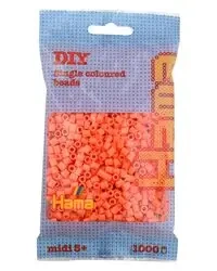 Hama Midi Koraliki w woreczku 1000 łososiowe