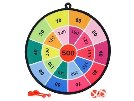 Tarcza na rzep z piłeczkami i rzutkami - ADAR