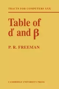Table of D' and - Freeman P. R.