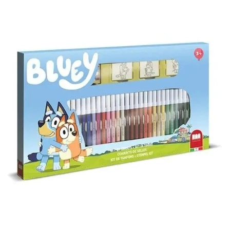 Bluey - Pieczątki i pisaki - Multiprint