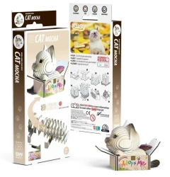 Kotek Syjamski Mocha Eugy. Eko Układanka 3D - Eugy