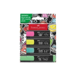 Zakreślacz 1546 edycja Graffiti 4szt - Faber Castell