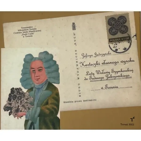 Karteczki własnego wyrobu Listy Wisławy Szymborskiej do Tadeusza Zakrzewskiego w Toruniu - JĘDRZYŃSKI ZEFIRYN