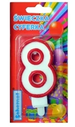Świeczka cyferka 8 - Schemat