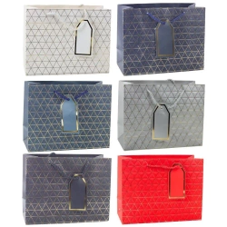 Torebka prezentowa 23x18x10cm MIX - Leantoys