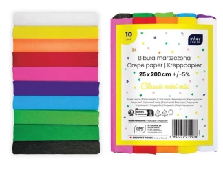 Bibuła marszczona mix Classic mini 10szt - INTERDRUK