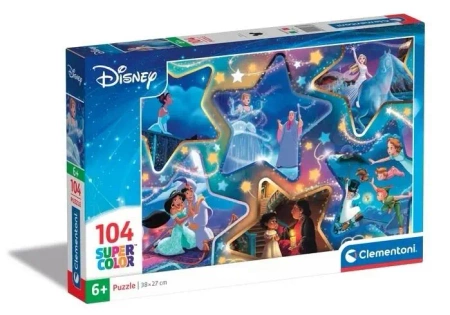 Puzzle 104 Super Kolor Magical Moments - Clementoni