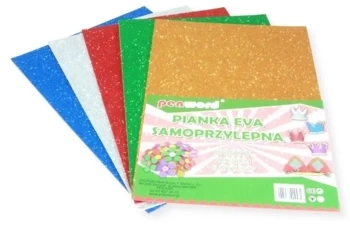 Pianka brokatowa samoprzylepna 20x30cm 5szt - Penword
