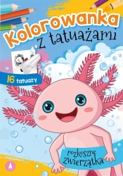 Kolorowanka z tatuażami. Rozkoszne zwierzaczki - Wydawnictwo Skrzat