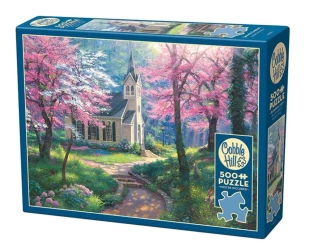 Puzzle 500 Kościółek w lesie 113142 - Cobble Hill