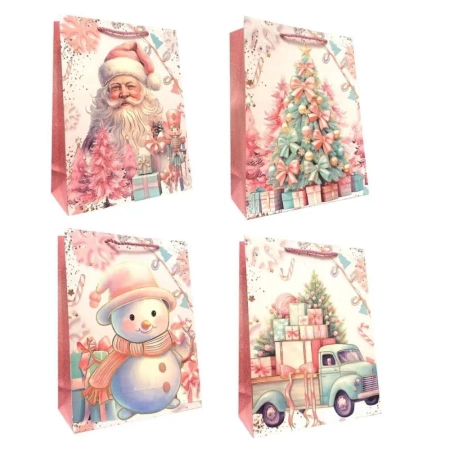 Torebka prezentowa L Boże Narodzenie mix - Ju-Piter