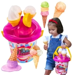 Zestaw do piasku lody MIX - Technok