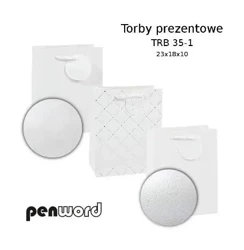 Torebka prezentowa 23x18x10cm MIX - Penword