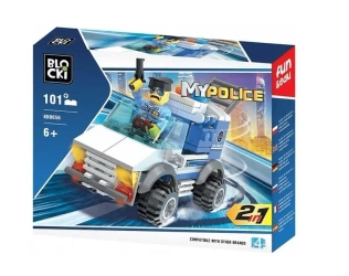 Klocki Blocki MyPolice 2w1 101 el. - Icom