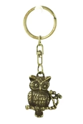 Brelok metalowy Sowa ABINO