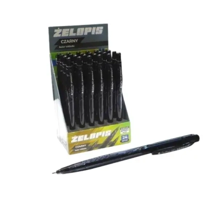 Żelopis Semi Gel czarny (24szt) - Penword