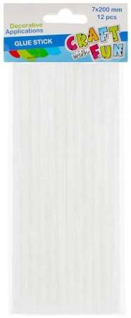 Wkład do pistoletu na gorąco 7mm/20cm 12szt - Craft with Fun