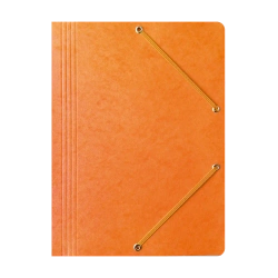 Teczka A4  preszpanowa z gumką Bantex pomarańczowy