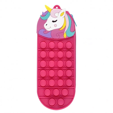 Piórnik silikon 1zamek Unicorn - STARPAK