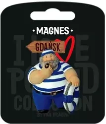 Magnes I love Poland Gdańsk ILP-MAG-E-GD-37 - Pan Dragon