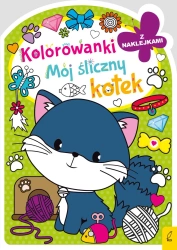 Mój śliczny kotek. Kolorowanka z wykrojnikiem - Opracowanie zbiorowe