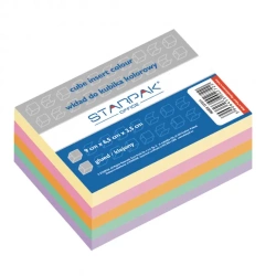 Wkład do kubika kolorowy klejony