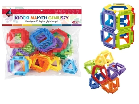 Klocki szczotkowe - puzzle 32 elementy - Askato