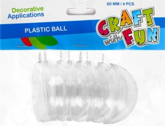 Plastikowa bombka do dekoracji (6 cm)