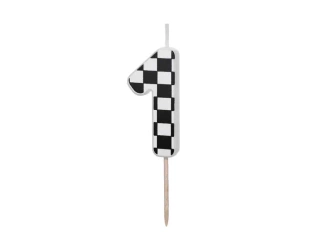 Świeczka urodzinowa 1 5,5cm - PartyDeco