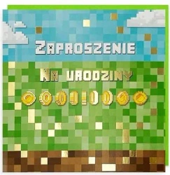 Zaproszenie Urodziny 5szt - Kukartka