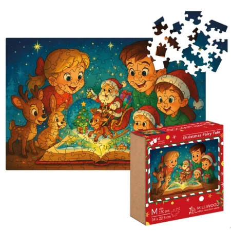 Puzzle drewniane 150 Świateczna Baśń - Alexander