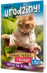 Karnet B6 Urodziny - Pan Dragon