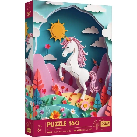 Puzzle 160 Paper Art: Jednorożec TREFL