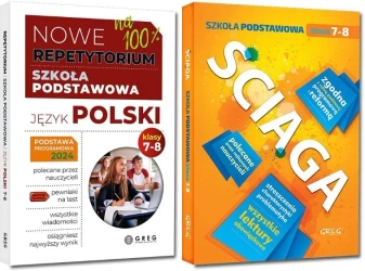 Język polski klasy 7-8 repetytorium i ściąga PO REFORMIE - Jakub Baczyński, Olga Gradoń, Adam Karczewski, An