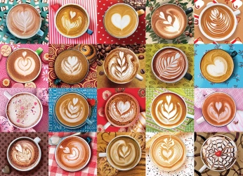 Puzzle Cobble Hill 500 XXL Standard 500 elementów Kocham Cię Latte 45078 - Cobble Hill