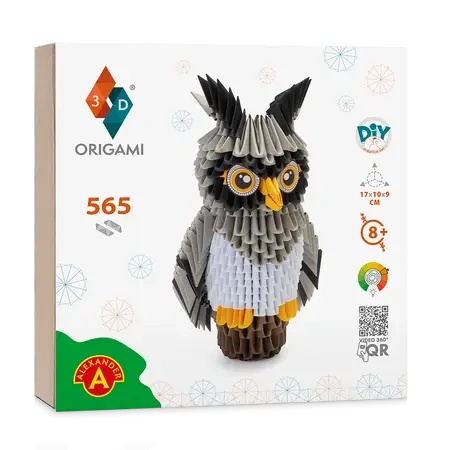 Origami 3D sowa/owl ALEX - Alexander