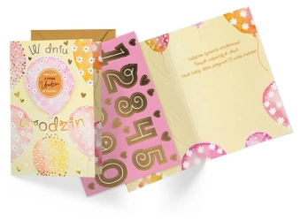 Karnet Urodziny - Kukartka